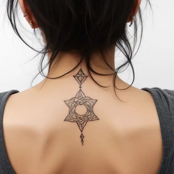 Upper Back Tattoo