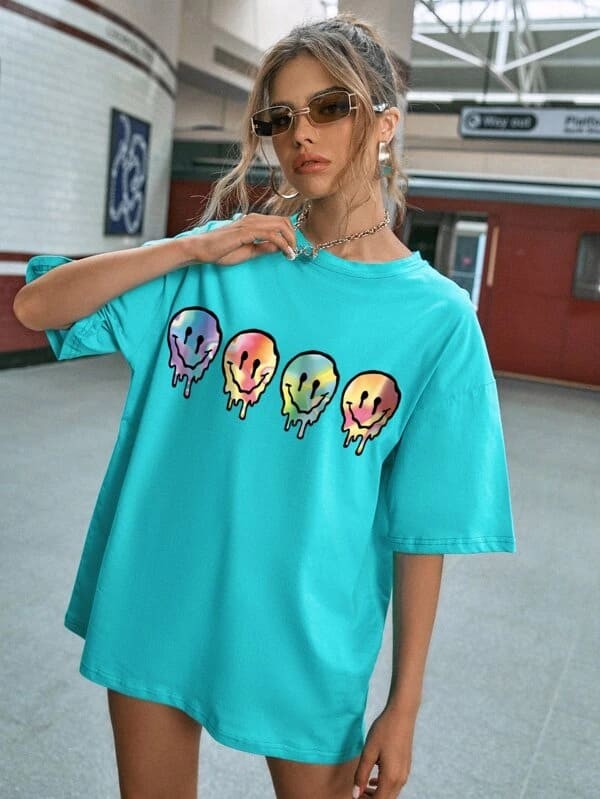 melting kidcore graphic tee.