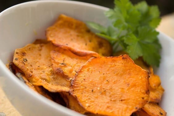 Swap out regular fries with yam fries.