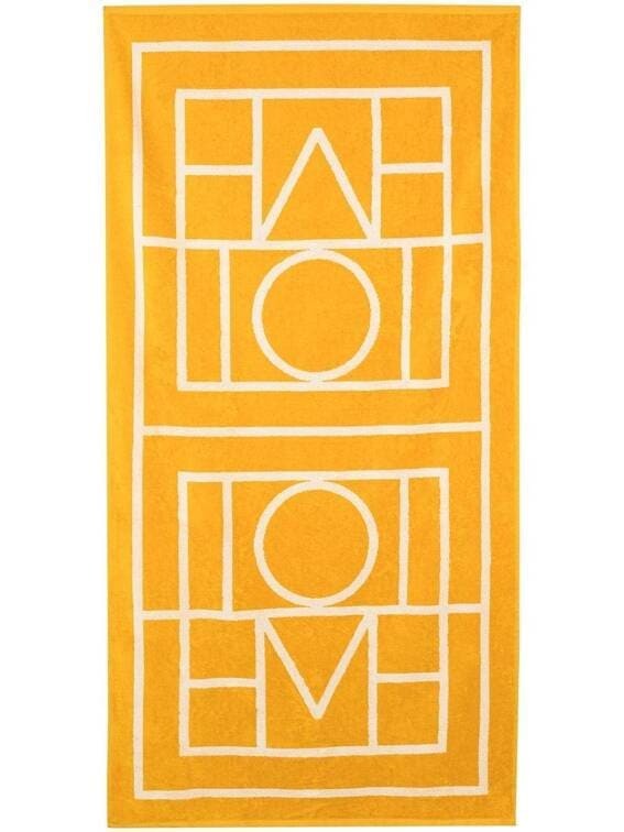 Totême X Browns, 50 Biarritz Monogram-Print Beach Towel – $120