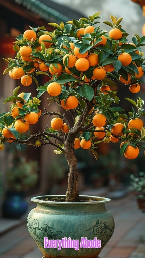 Can I grow an orange tree inside all year long?