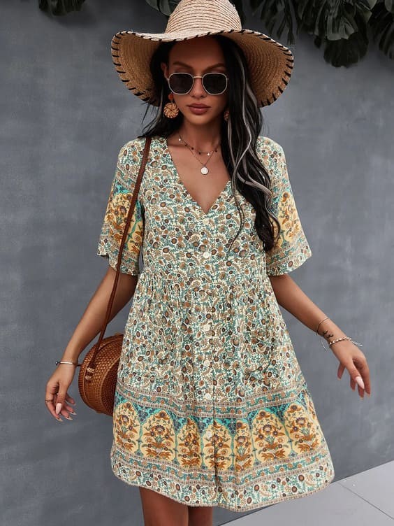 How do you get the bohemian look (in an outfit) just right?