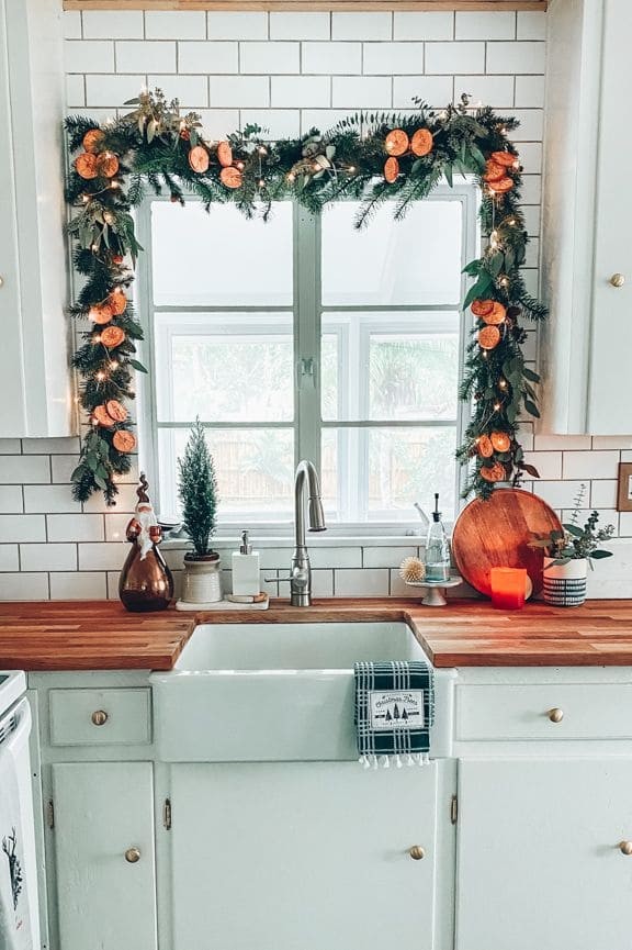 Dried Orange Garland.