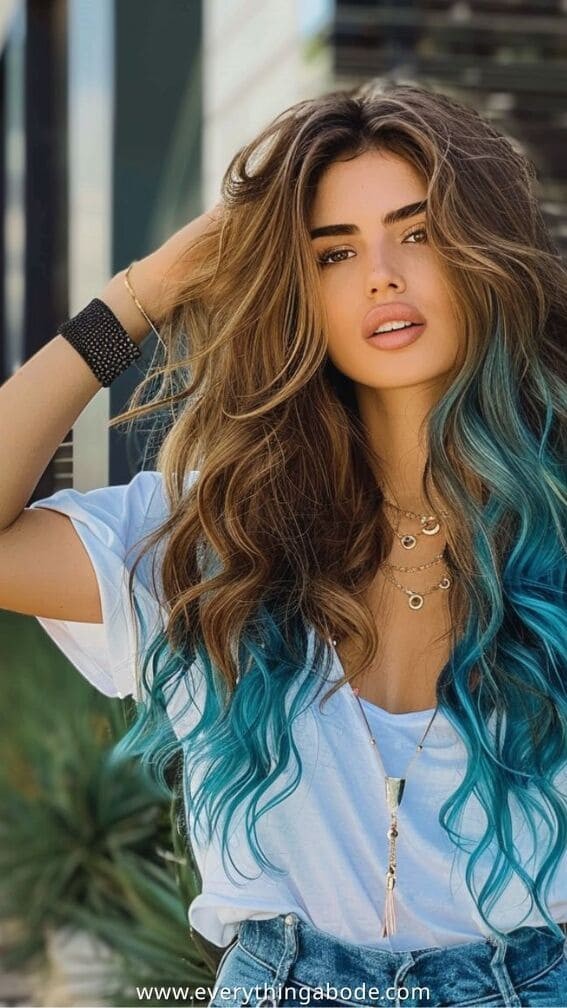 42 Blue Hairstyle Ideas You Have To Copy For Summer