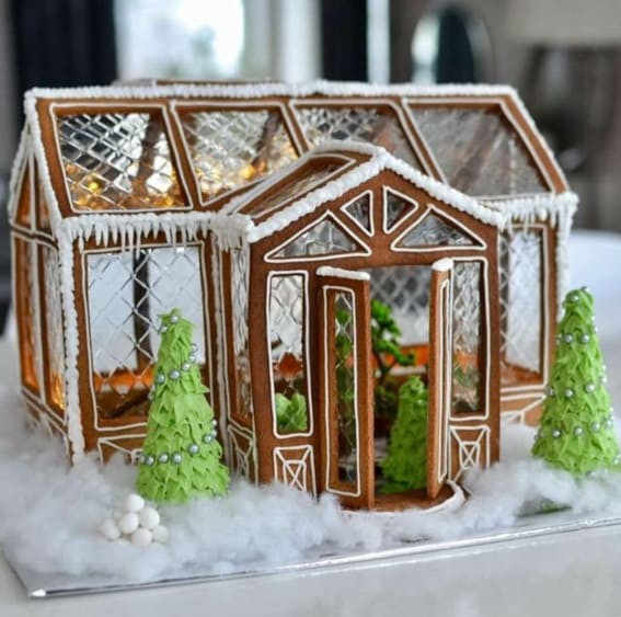 Luminous Gingerbread Greenhouse