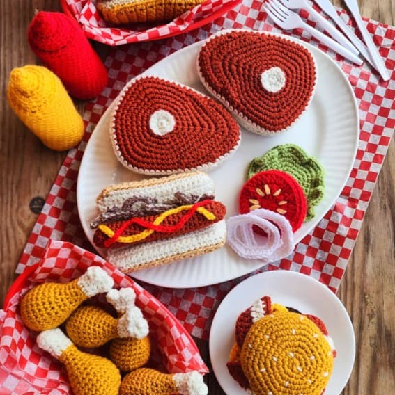 Outdoor Bliss Crochet Picnic Accessories