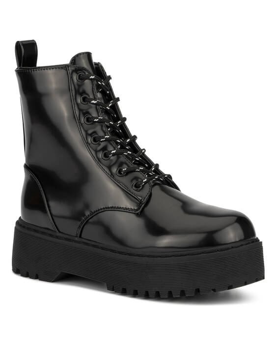 Women’s Lug Sole Combat Booties.