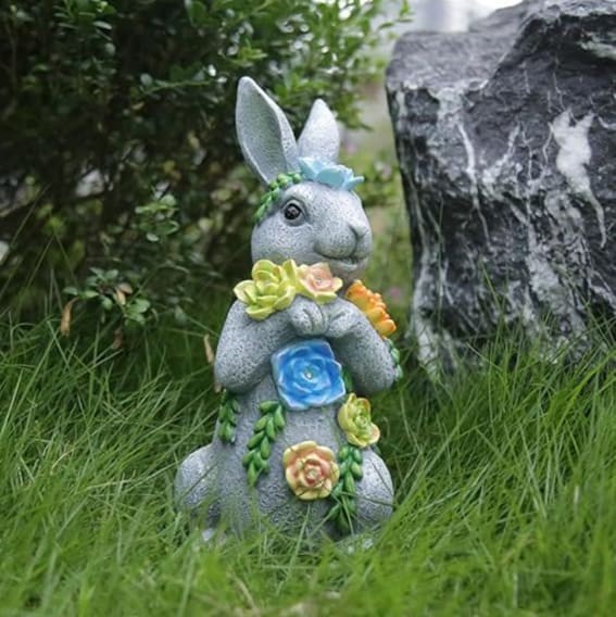 Garden Glow Bunny: Solar-Powered Serenity