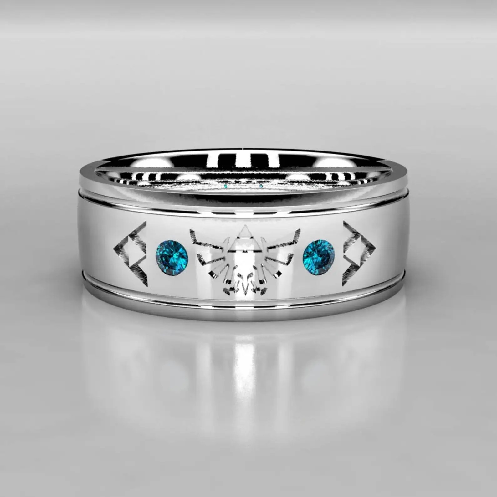 Next, how about some geometric wedding rings?