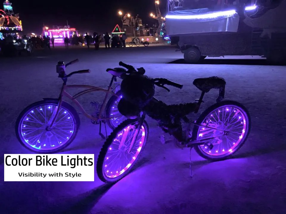 Ride away on light-up bikes!