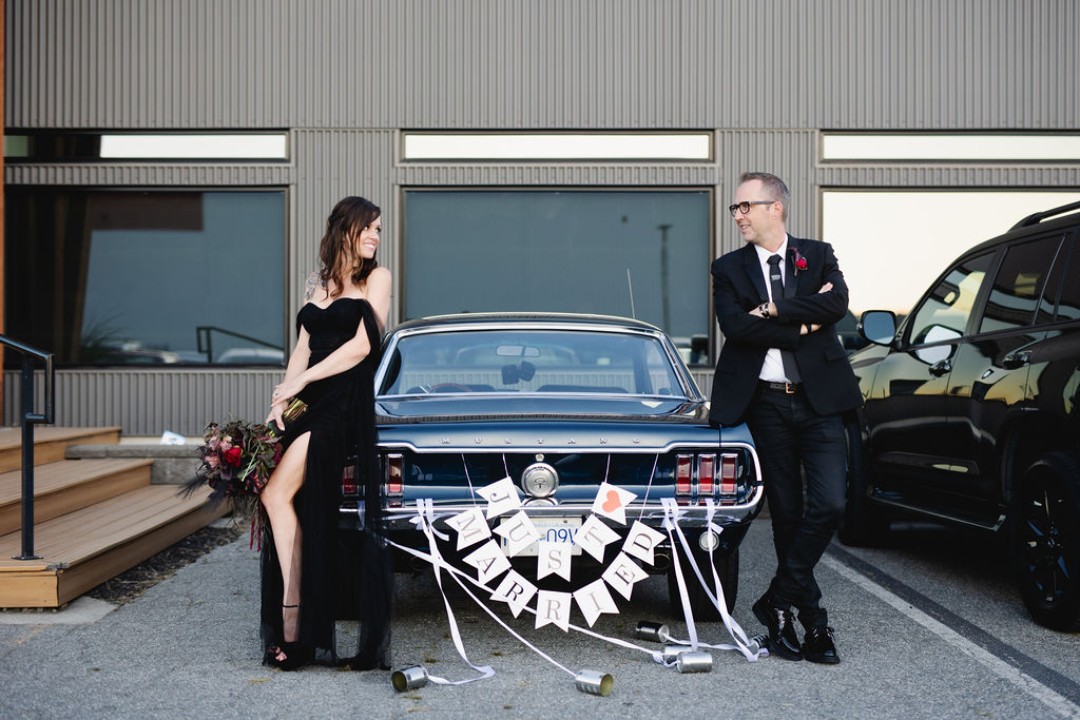 Our Gothic full moon wedding at a glance: