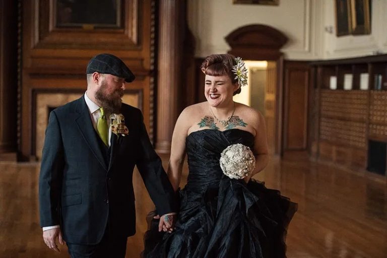 Punk Meets Rockabilly Meets Skulls Meets Simpsons At This Retro Wedding