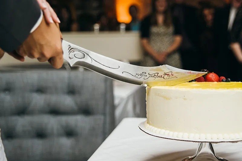 Cut your cake with an Elvish sword