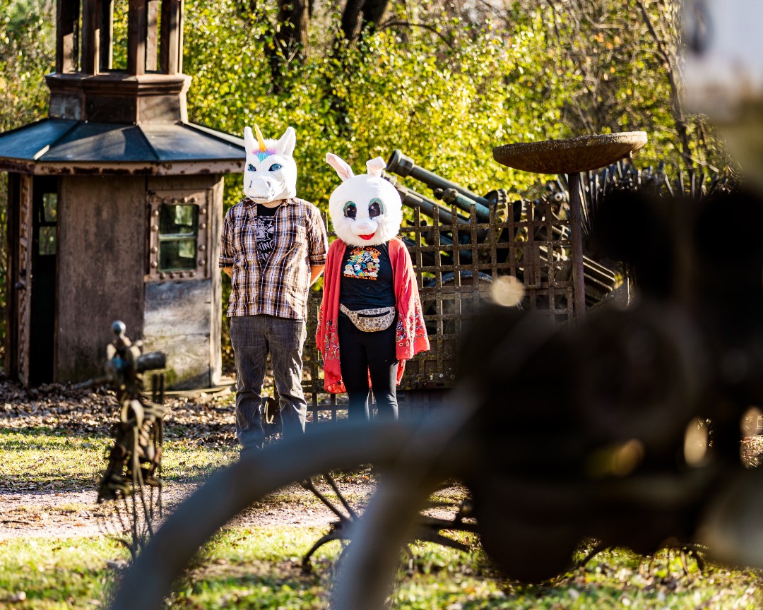 Forevertron wedding at the Evermor Sculpture Park Gallery