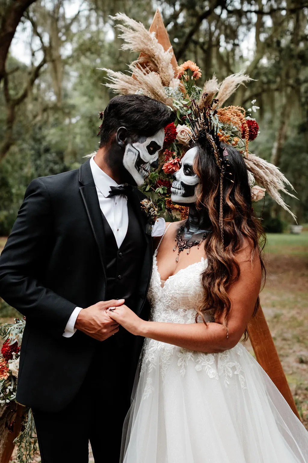 Vendors who worked on this styled shoot full of Ghoulishly Chic Halloween Wedding Ideas: