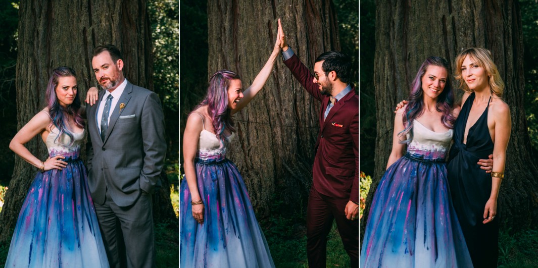 Our redwood wedding at a glance: