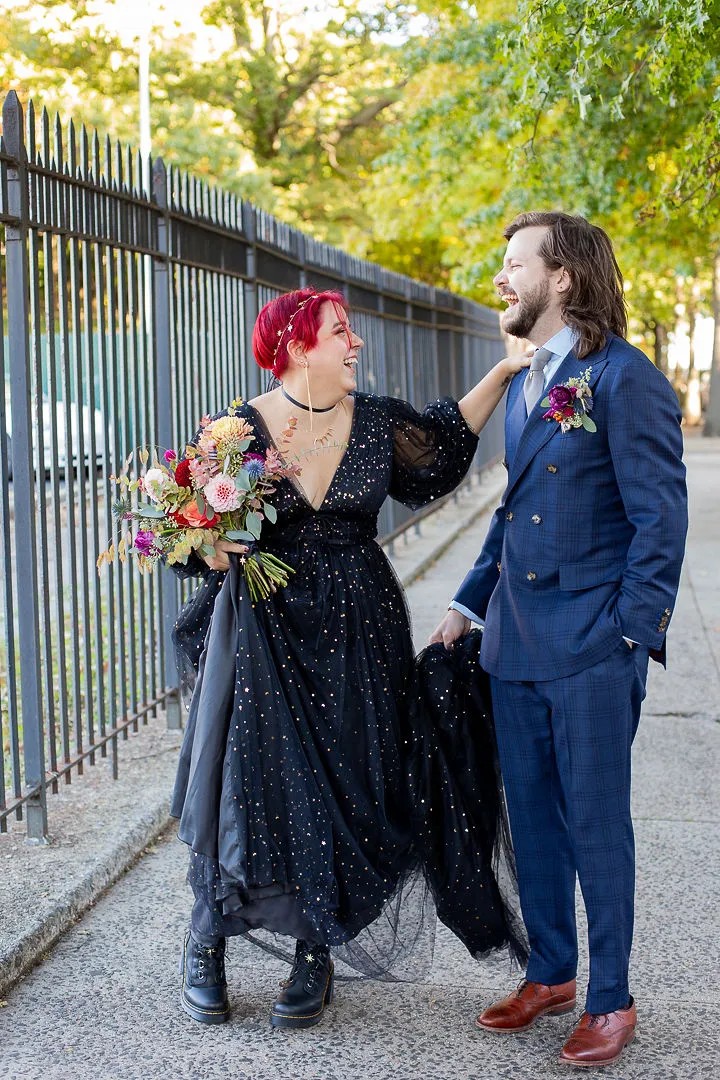 Big Love In Brooklyn At A Botanical Garden Micro Wedding