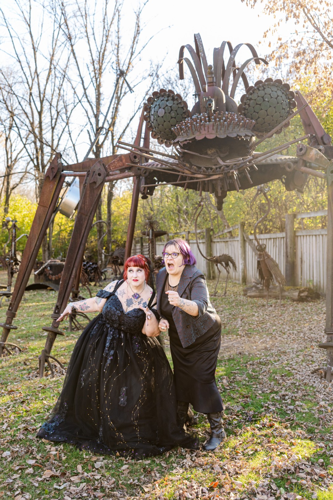 Forevertron wedding at the Evermor Sculpture Park Gallery