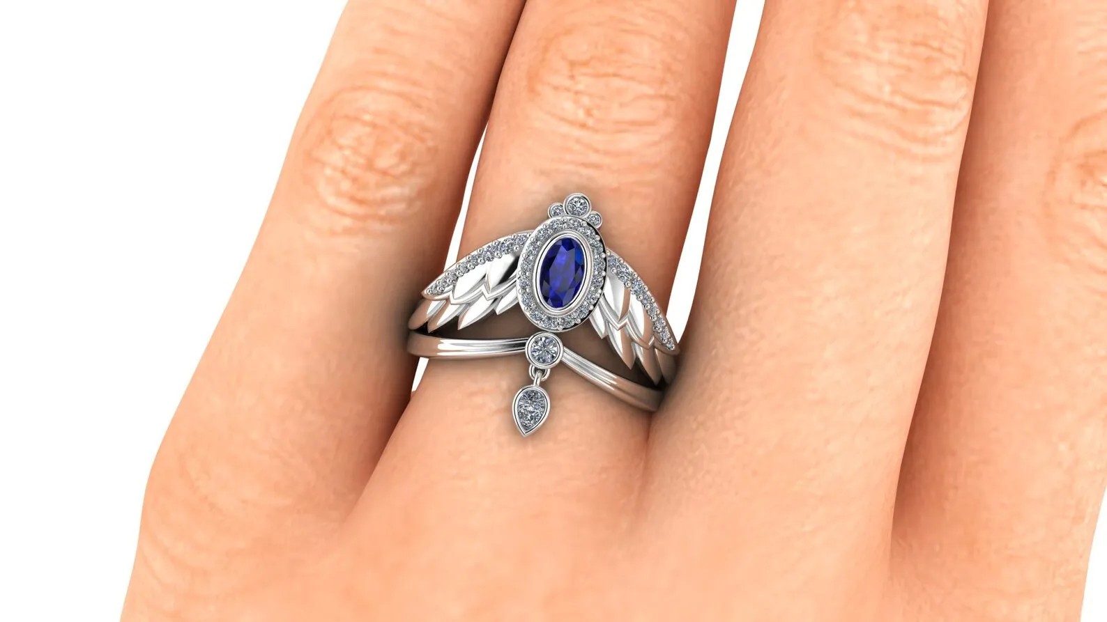 Ravenclaw Harry Potter wedding rings