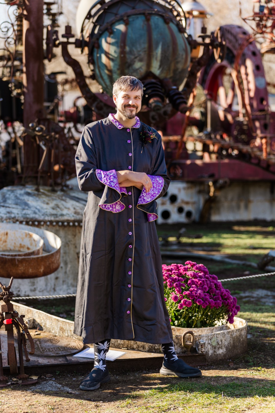 Forevertron wedding at the Evermor Sculpture Park Gallery