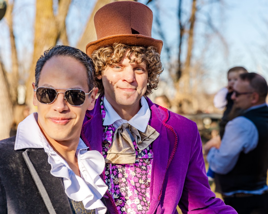 Our Forevertron wedding at the Evermor Sculpture Park: