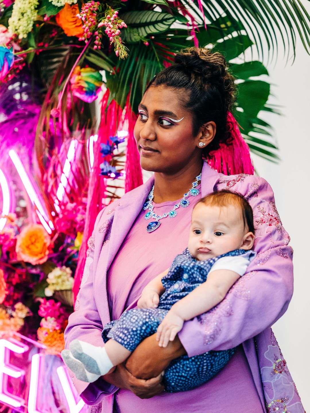 BYOB – Bring your own baby to this colorful wedding