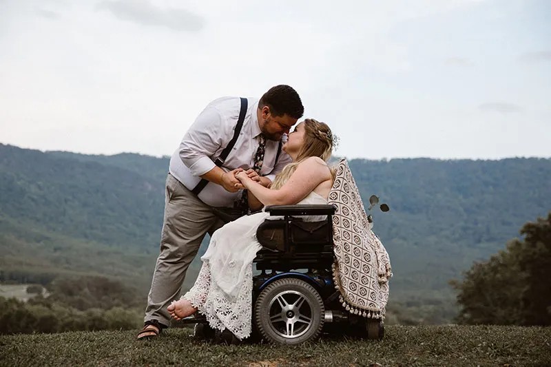 Accessible parking is important for a disability-friendly wedding