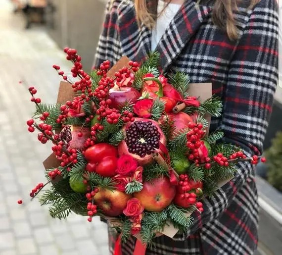 Fruit wedding bouquets