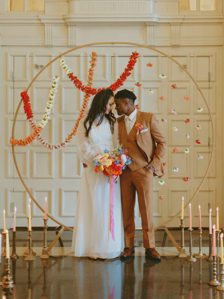 Spring Wedding Inspiration, But Make It 70S-Themed