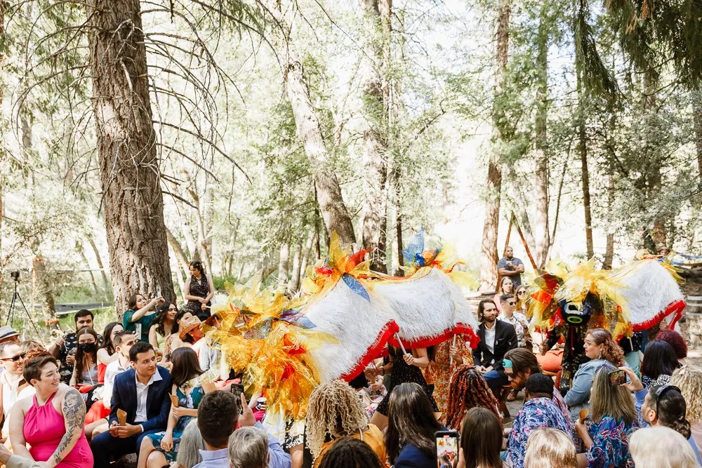 Tell us about the wedding campout ceremony: