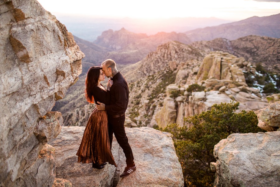 Masked romance: a quirky masquerade-themed engagement story in the rain