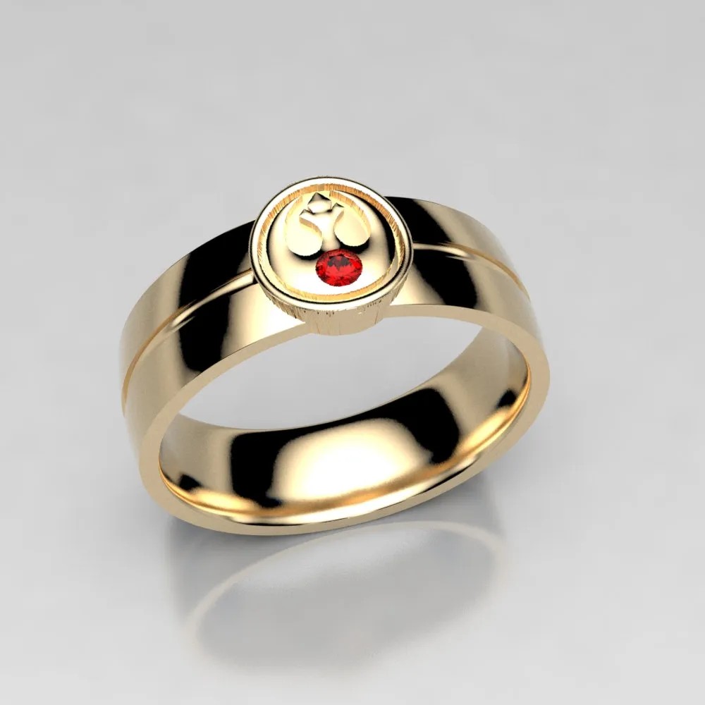 Geeky wedding bands