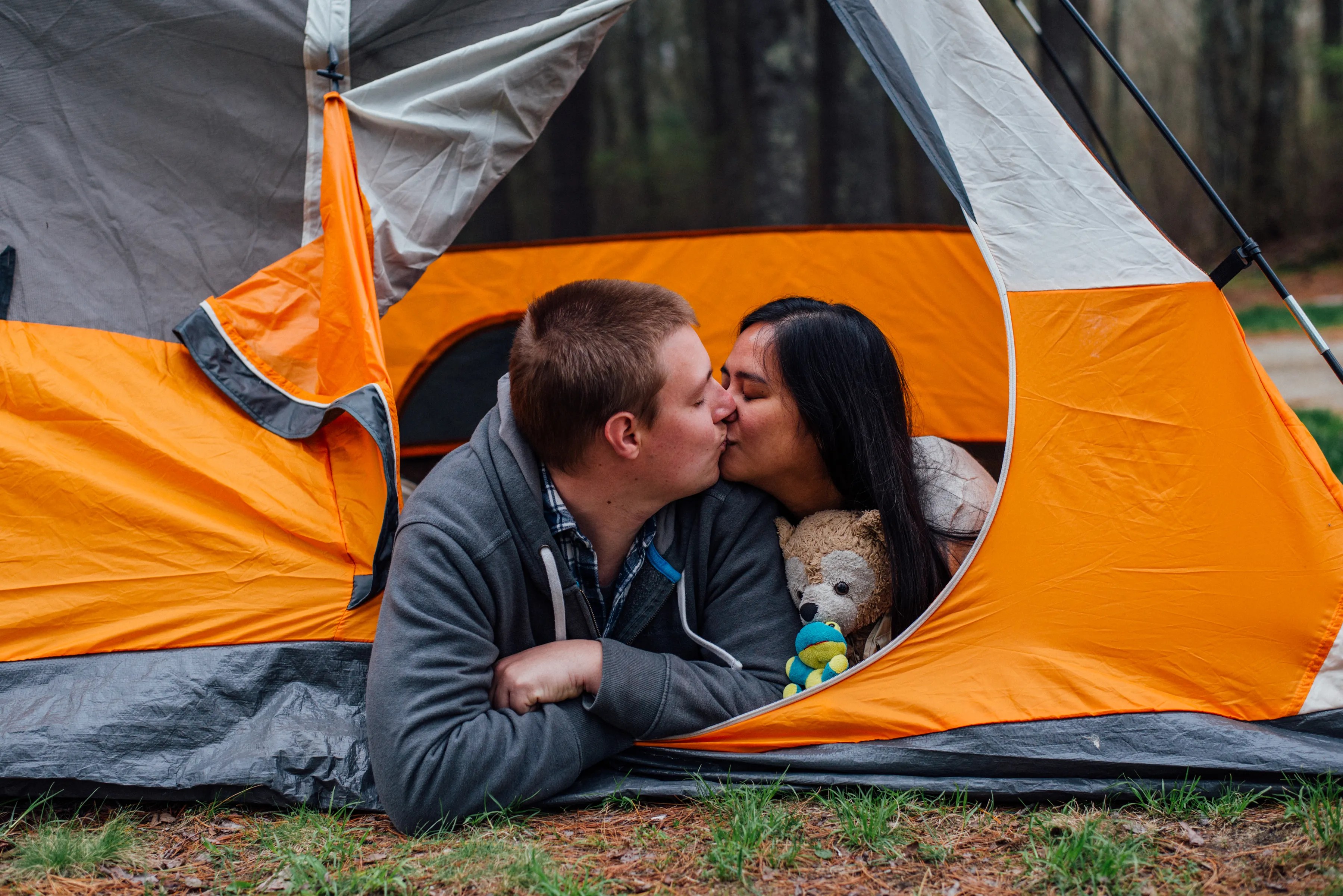 Nontraditional engagement shoot idea #10: Capture your favorite activity together so your photog can snap authentic feels!