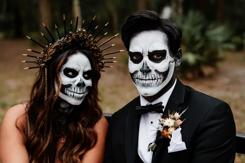 Vendors who worked on this styled shoot full of Ghoulishly Chic Halloween Wedding Ideas: