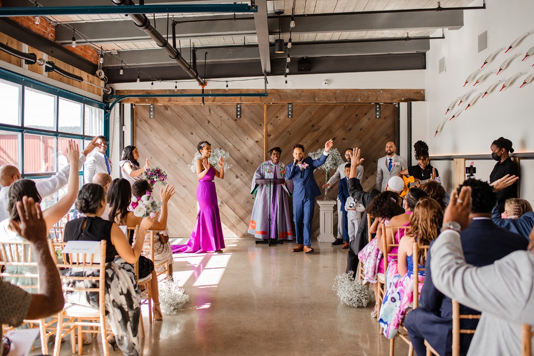 Tell us about the unique hip hop wedding ceremony: