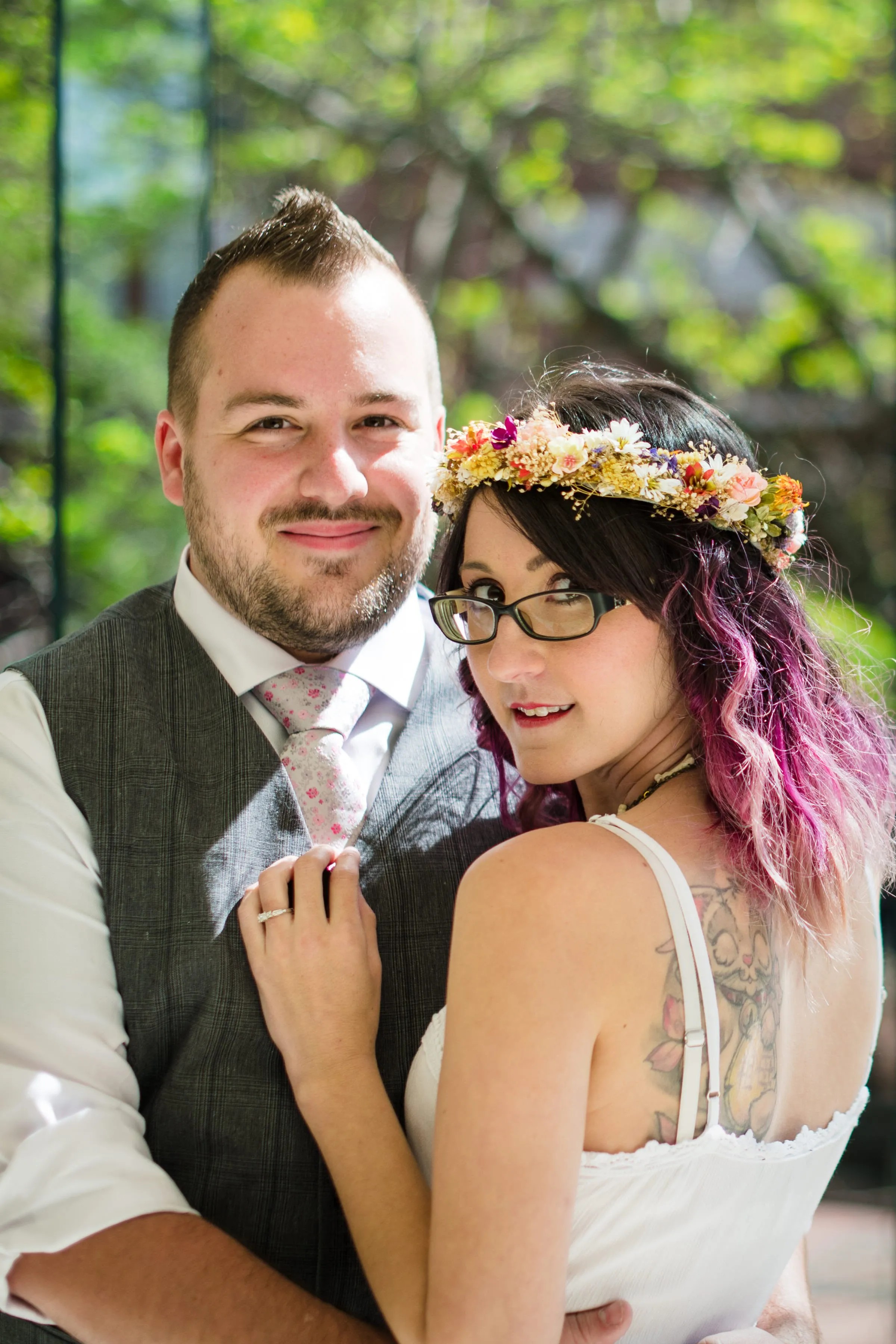 Our offbeat wedding at a glance: