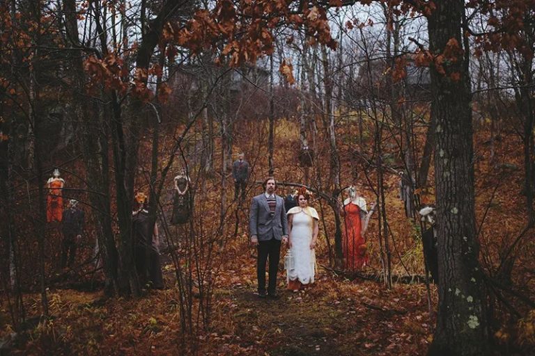 Animal Masks And Costumes At This Eerie-As-Hell Wicker Man Wedding