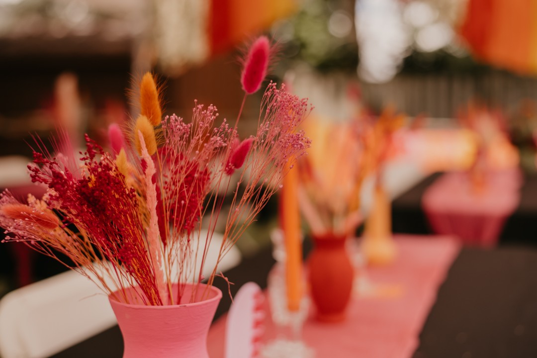 Our colorful disco wedding at a glance: