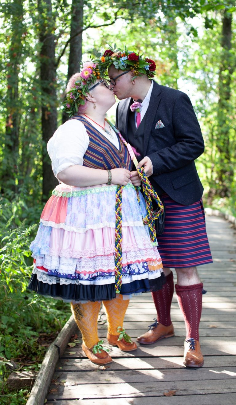 Colorful Queer Diy Handfasting & Potluck Wedding Celebration