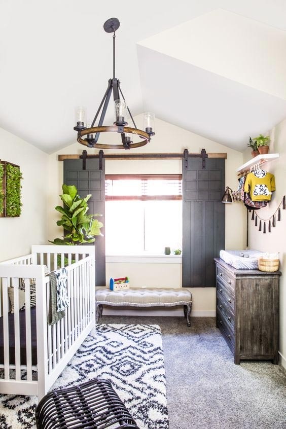 Farmhouse-styled Nursery