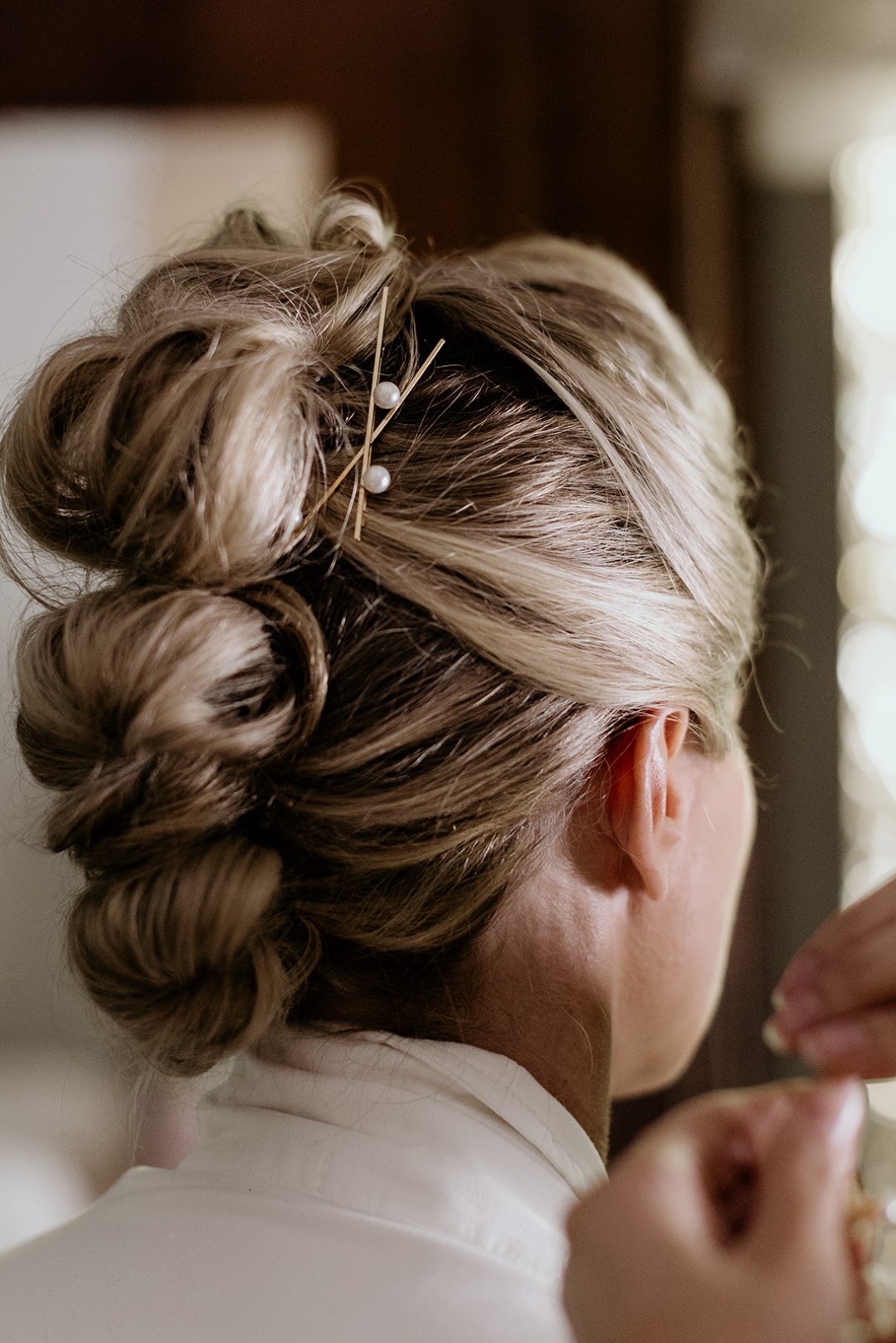 This knotted faux hawk updo though!