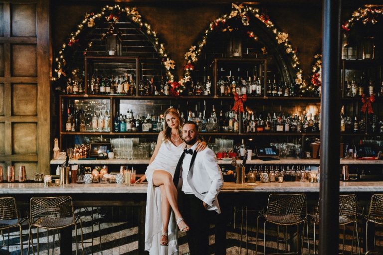 This Classy Bar Wedding Proves Nontraditional Wedding Venues Are The Best