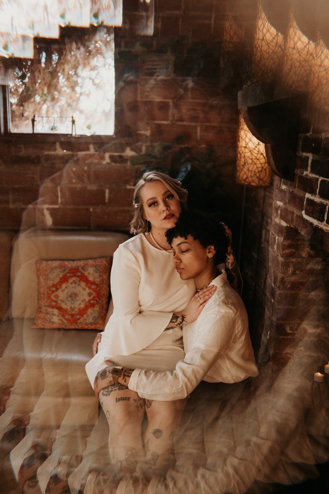 This nonbinary wedding inspiration is a whole mood.