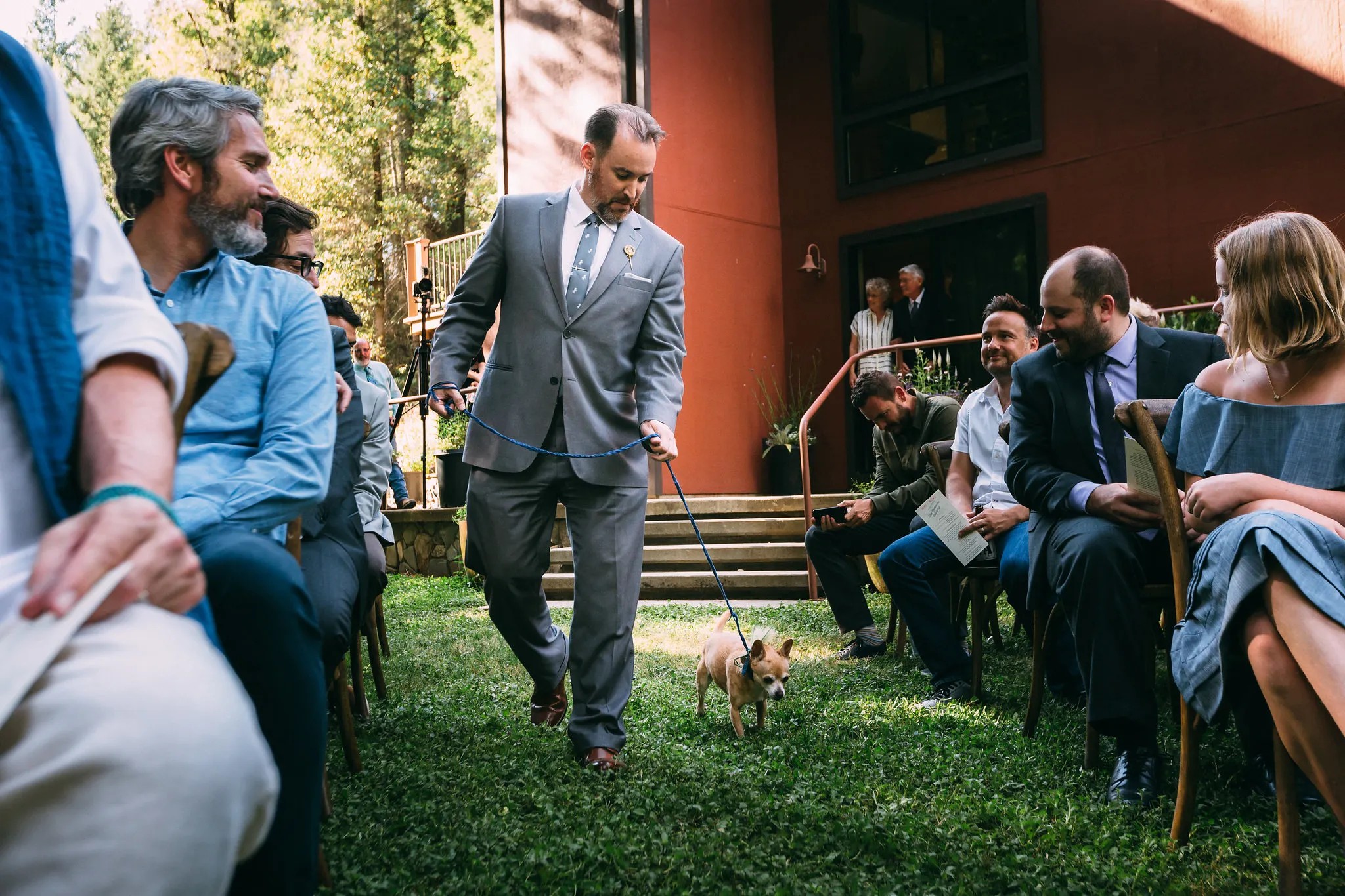 The redwood wedding processional