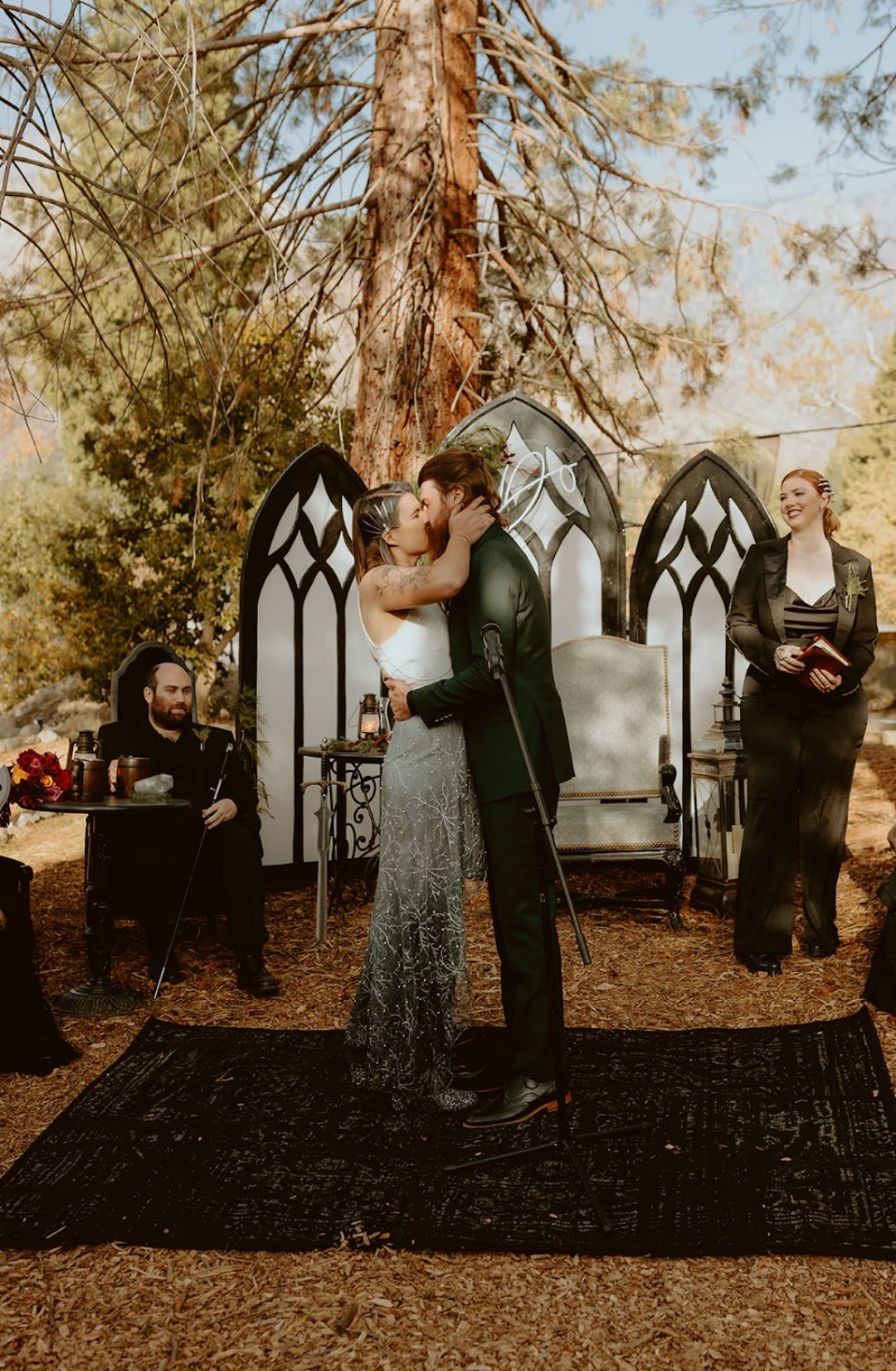 Tell us about the genderqueer and nonbinary gothic viking wedding ceremony: