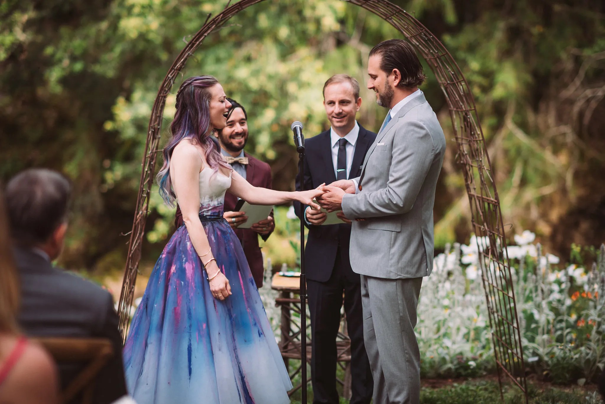 The redwood wedding processional