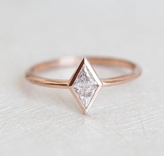 Next, how about some geometric wedding rings?