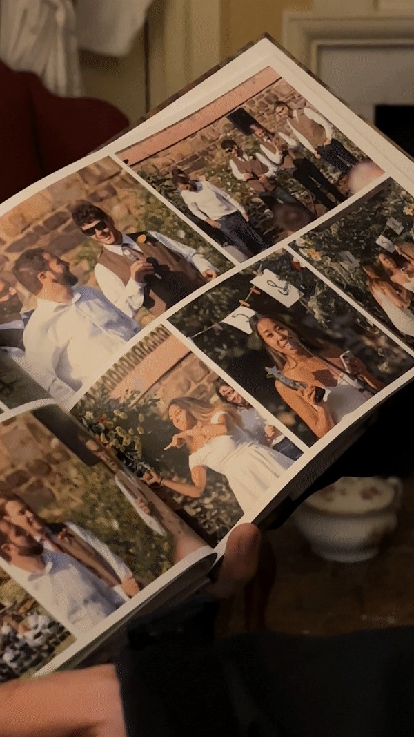 4) Keep it classic with a custom wedding photo book