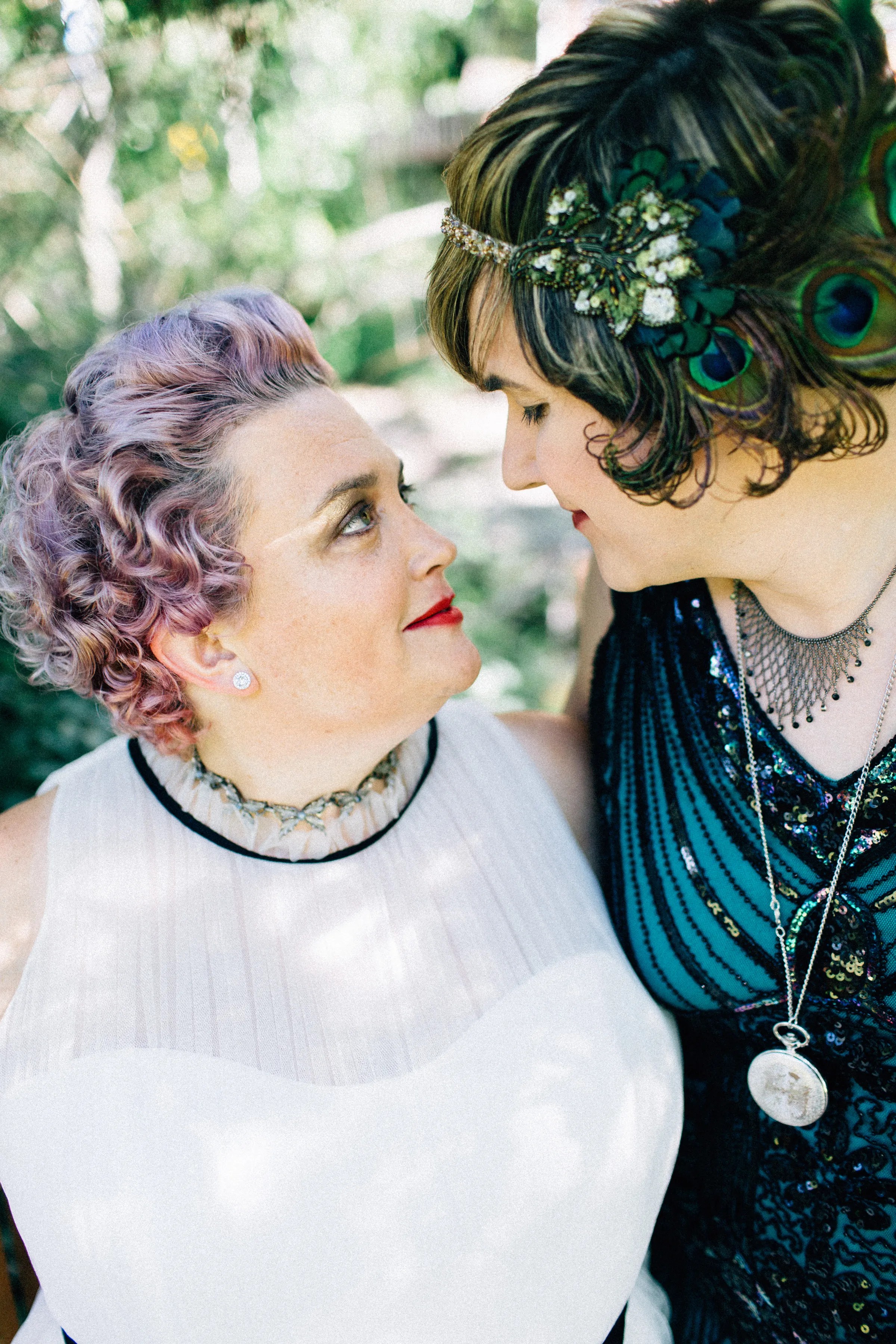 A quirky time travel transgender lesbian wedding