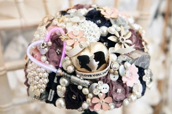 Brooch bouquets